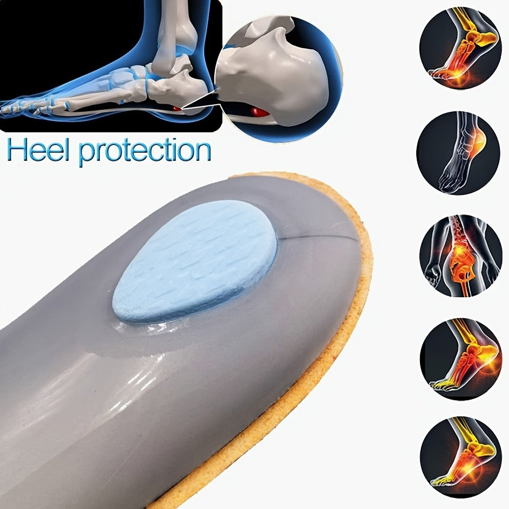 Leather Arch Support Insoles for Men & Women – Cushioned Latex Orthotic Shoe Inserts with Nylon Support for All-Day Comfort and Pain Relief - product image 6