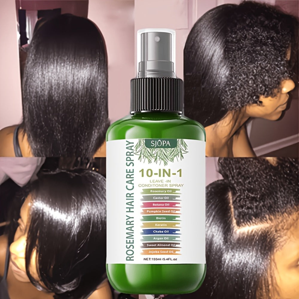 10-in-1 Molecular Repair Leave-In Hair Mask with Argan Oil, Keratin & Coconut Oil — No-Rinse Deep Treatment for Dry Damaged Chemically Treated Hair | Strengthens, Smooths & Protect - product image 2