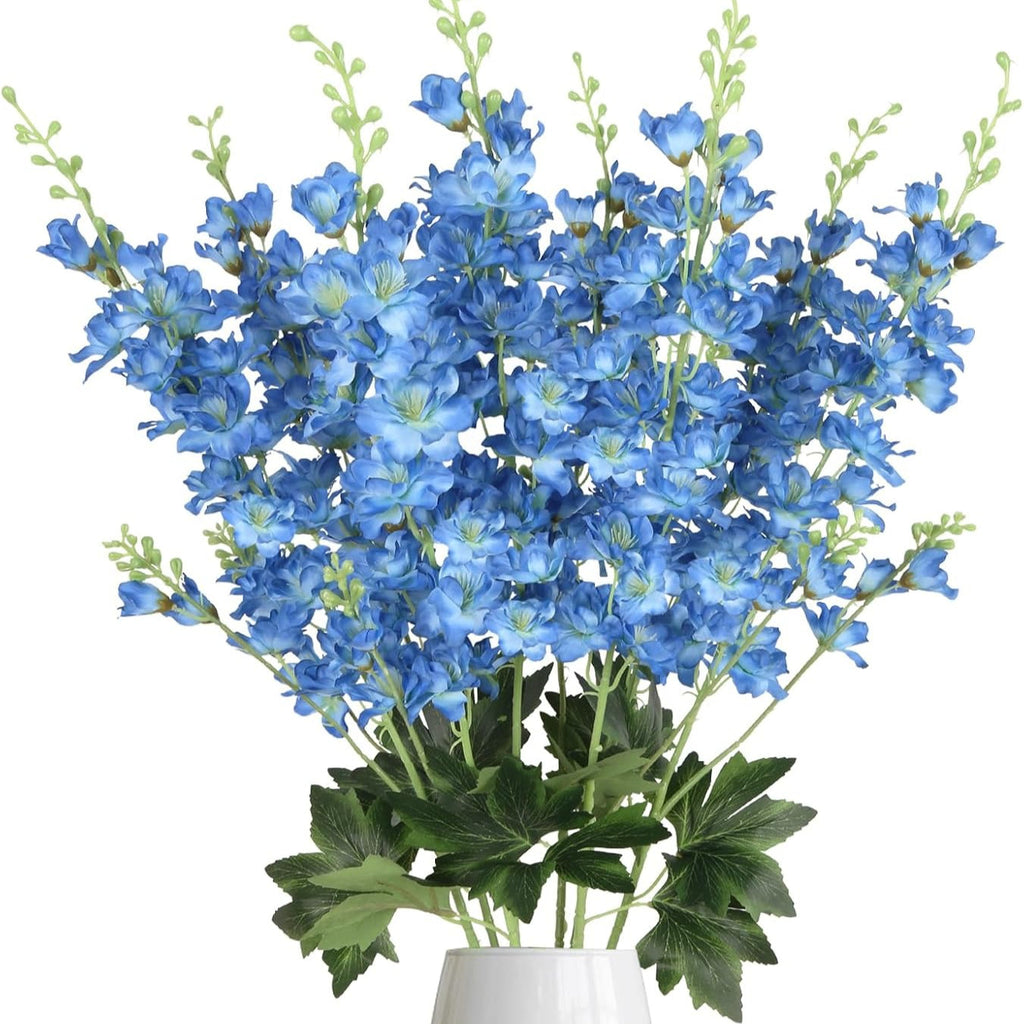 Artificial Delphinium Flowers 8pcs 33.5 Inch Faux Larkspur Stems for Wedding Centerpieces, Tall Silk Flower Bouquet for Home Vase Table Garden Decor - product image 28