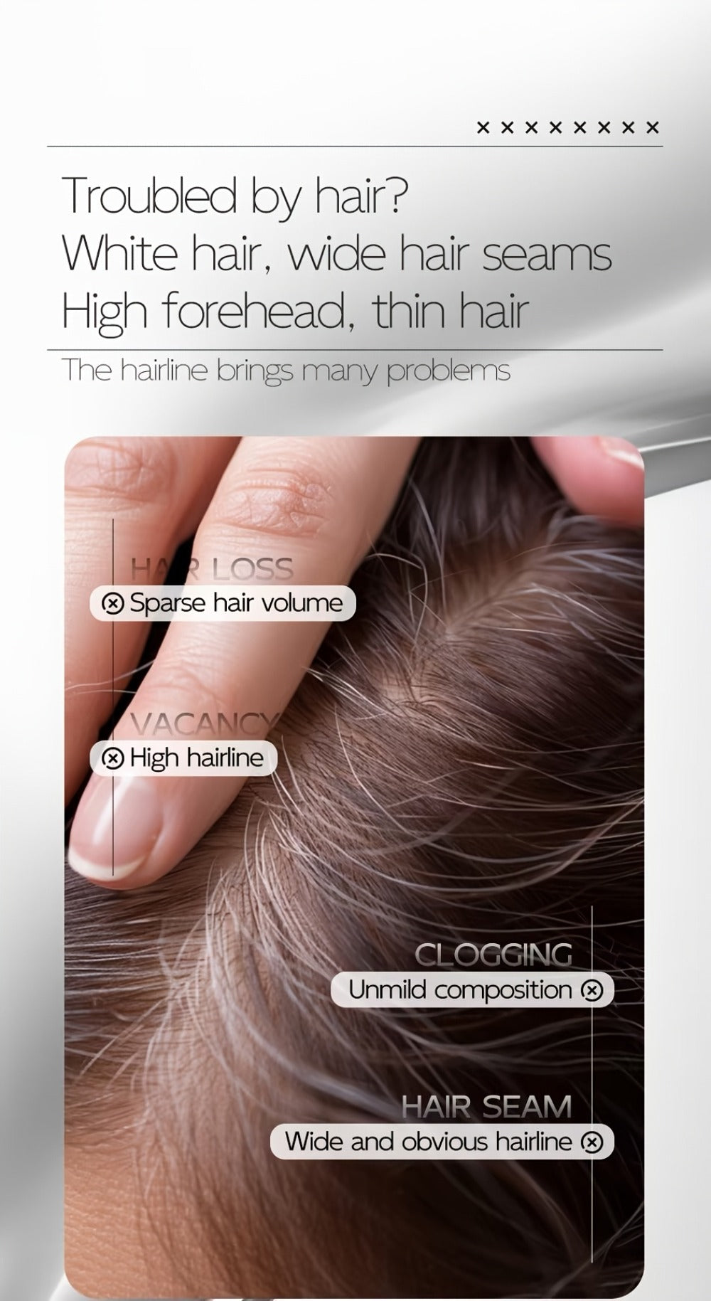Root Touch-Up Hair Color Pen with Brush Applicator | Waterproof Instant Gray & White Hair Coverage | Plant Squalane Nourishing Formula | Seamless Blend No Smudge | 3 Shades for Men - product image 15