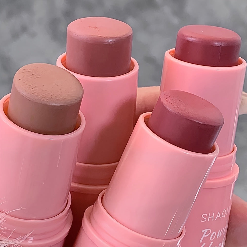 Cream Blush Stick Set 3-Piece | Blendable Cream-to-Powder Blusher | Matte & Shimmer Cheek Color | No-Brush Finger-Blend | Travel-Friendly Makeup Kit for All Skin Tones - product image 2
