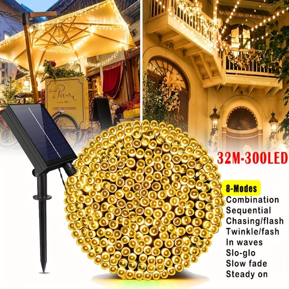 Solar String Lights Outdoor LED – 39/50/72/100/105FT Spherical Bulb & Warm/Cool White with Remote Control | IP65 Waterproof 12-Hour Solar Powered Fairy Lights for Patio, Garden & F - product image 10