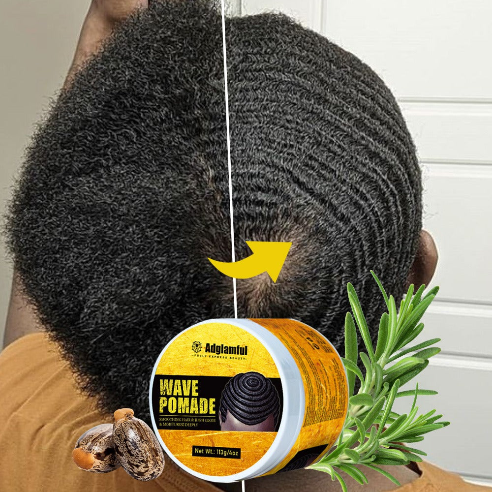 360 Wave Pomade for Men — Wave Control Defining Cream for Layered Waves, Volume & Texture | Non-Greasy, Water-Soluble, No Residue | Easy to Style, Brush & Maintain Natural 360 Wave - product image 4