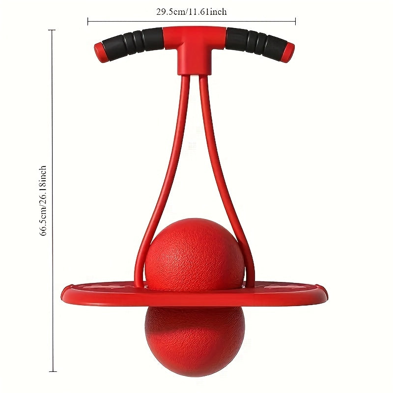 High-Elasticity Hopper Ball, Long-lasting Wear-Resistant Jumping Ball for Fitness & Outdoor Fun, No Battery Needed, Purple, Red & Blue, Great Festival Gift - product image 4