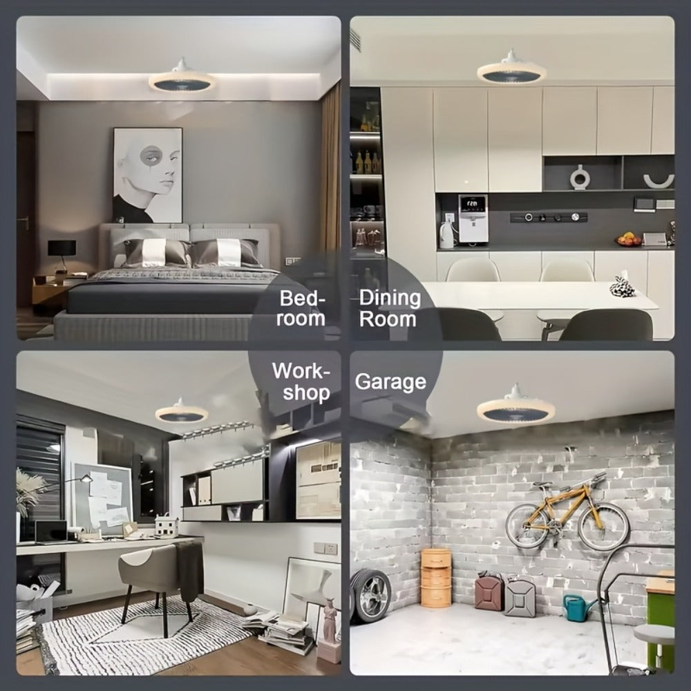 Ceiling Fan Light with Remote Control 3-Speed 3-Color Dimmable LED E26 Base 3000-6500K Adjustable Direction Timer Night Light Function for Bedroom Living Room - product image 9