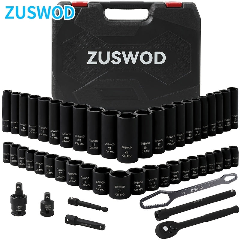 54 pcs Set Of Ratchet Wrench Socket Tool Set, Professional Advanced Automotive Repair Tools, One-stop Solution for Home Car, Motorcycle, Bicycle and Other - product image 6