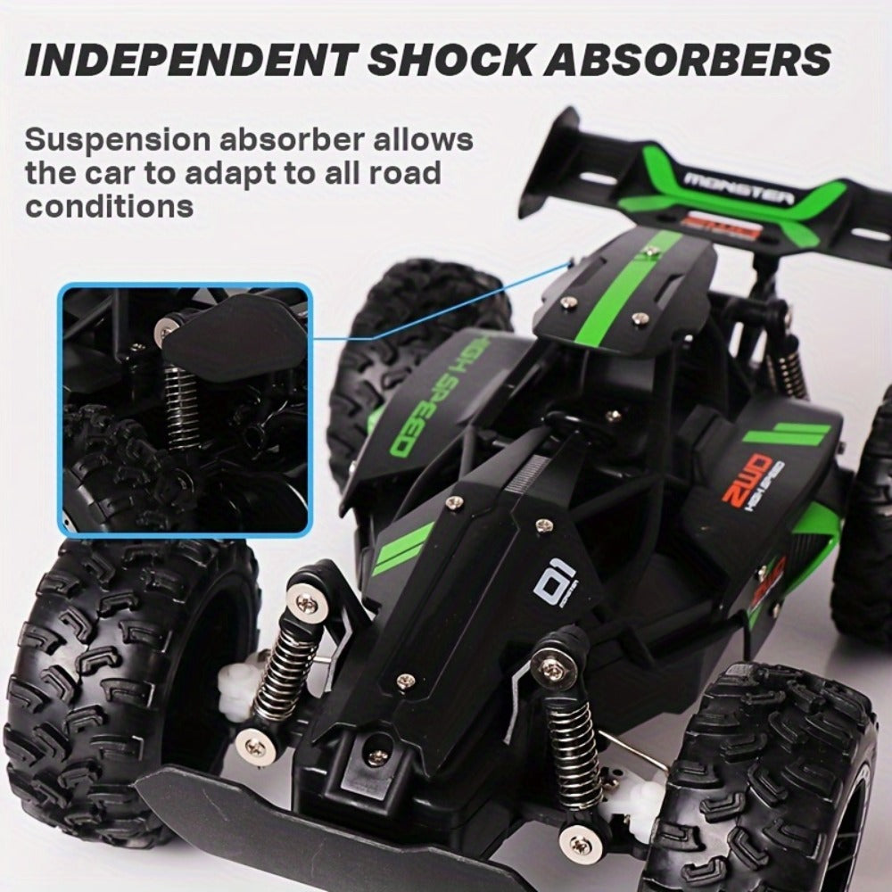 RC SUV Car 1:18 Scale 15KM/H 2.4GHz for Kids Teens Adults | Off-Road Remote Control SUV Anti-Collision System USB Rechargeable Large All-Terrain Tires Indoor - product image 2