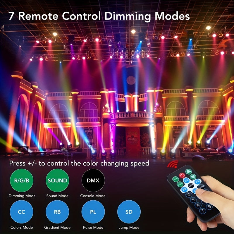 10 pc 36LEDs Stage Par Lights RGB LED Par Lights Sound Activated Auto Play By Remote & DMX Control Party/lights That Sync with Music/lights for Decoration/lights