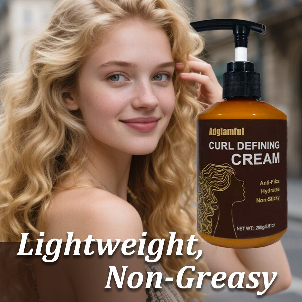 24-Hour Hold Curl Defining Cream for Wavy Curly & Coily Hair — No-Rinse Leave-In Frizz Control Styler, Lightweight Non-Greasy 3-Minute Quick Curl Definition for Women & Men All Cur - product image 17