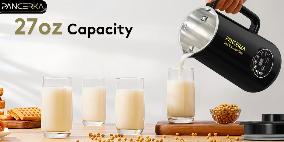 Soy Milk Maker Automatic Nut Milk Machine 27oz - One-Touch Operation, Multi-Functional for Almond, Oat, Soy, Coconut & Plant-Based Dairy-Free Beverages, Easy to Clean, High Capacit - product image 13