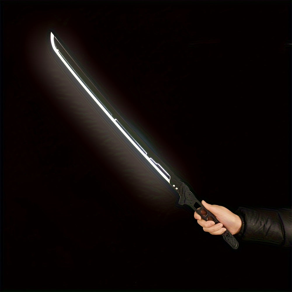 Acrylic Light-Up Blade for Halloween Costume Party Cosplay Sci-Fi Anime Props, Rechargeable Cool Gift for Teens & Adults, 5 Colors – LED Samurai Sword - product image 21