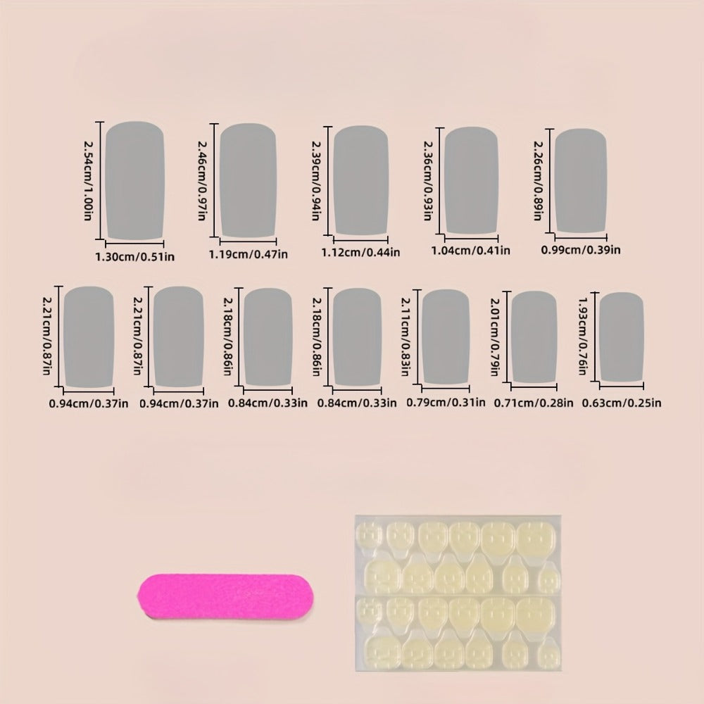 Press On Nails 576 Pieces Bulk Variety Pack – Reusable Full Cover Glossy False Nails Multi Style Set for Women & Girls | Easy Apply Nail Art Kit for Parties Weddings Daily Wear | F - product image 4