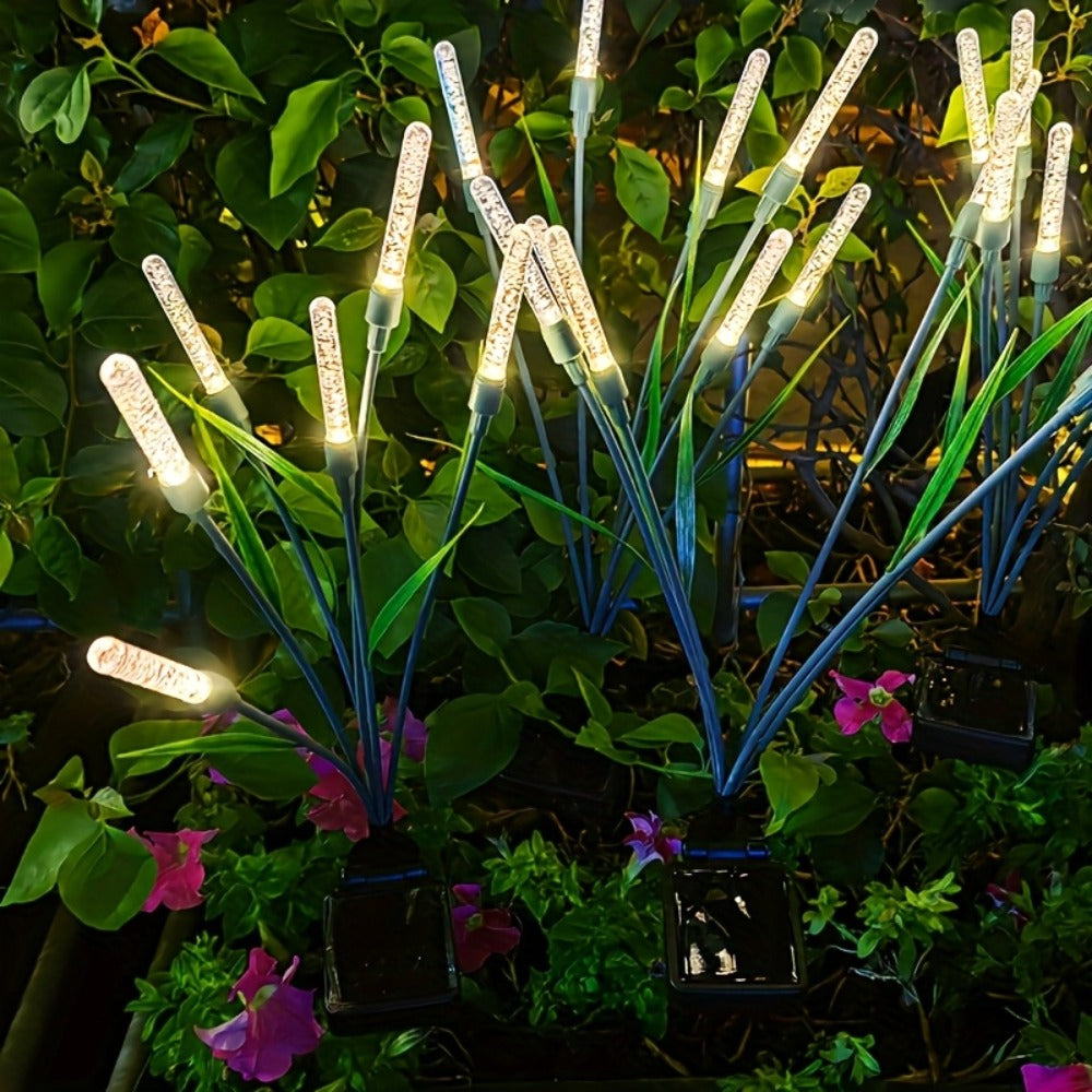 Solar Bubble Pathway Lights Outdoor 4 Pack – IP44 Waterproof Acrylic Reed Stake Lights Auto On/Off Dusk to Dawn | Warm White Solar Powered LED for Garden, Yard, Driveway, Walkway & - product image 7