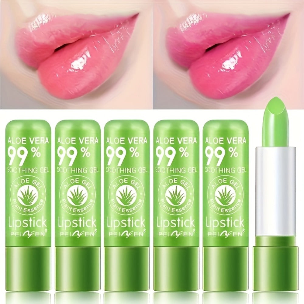 Color Changing Lipstick Set Aloe Squalane Green to Pink Magic Tint pH Reactive Moisturizing Long-Lasting Lip Balm Personalized Tint for Women Gift Set - product image 2