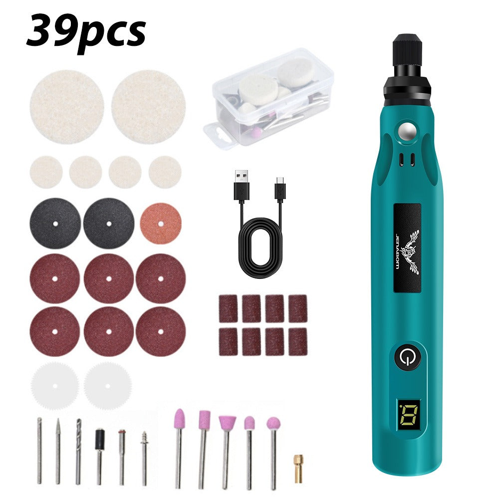 Electric Engraving Pen Kit 25/39PCS - Rechargeable Rotary Tool Set with Adjustable Speed for Engraving, Sanding, Polishing, Drilling & Etching - Portable Multifunctional Power Tool - product image 4
