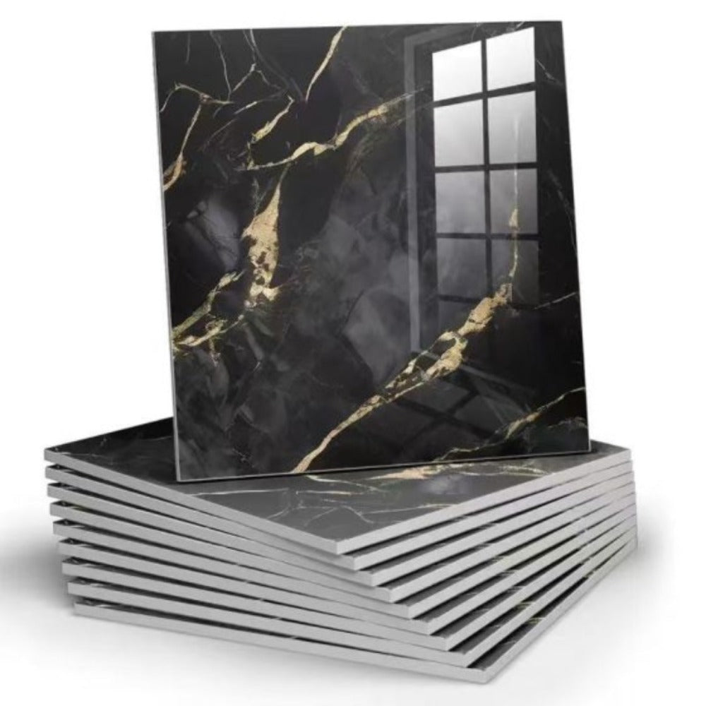 Self-Adhesive PVC Marble Tile Stickers 20pcs 30x30cm Waterproof Wall Panels for Bathroom Kitchen Living Room Backsplash Decor - product image 9