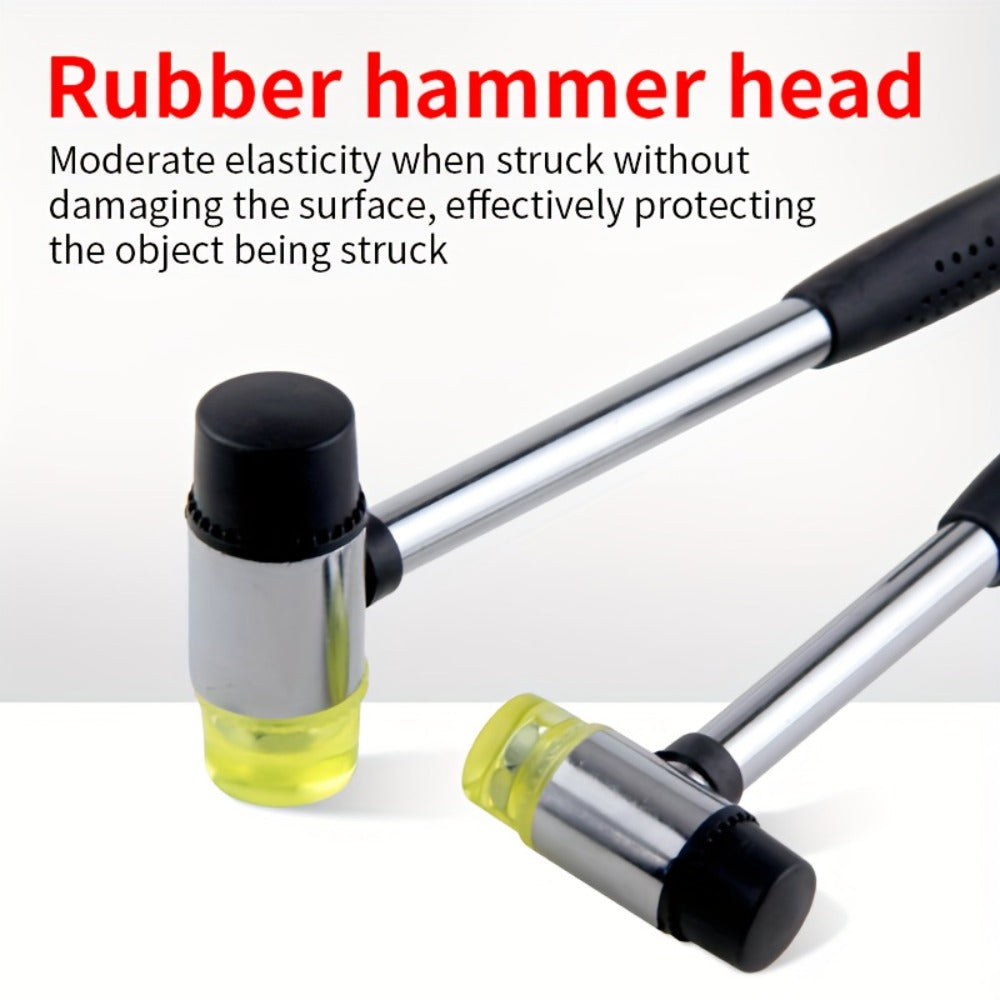 Double-Head Rubber Mallet – Plastic Installation Hammer with Rubber Handle, Rebound-Proof Soft Mallet for Floor Installation, Tile, Jewelry, Leather Crafts & Woodworking (25/30/35/ - product image 10