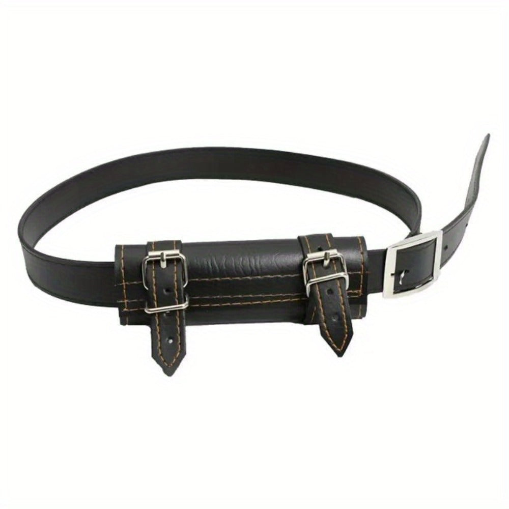 Japanese Katana Waist Holster for Anime Cosplay, Medieval Costume Prop, Real-Size Sabre Sleeve Carrier for Adults, Black & White – Samurai Sword Belt Holder