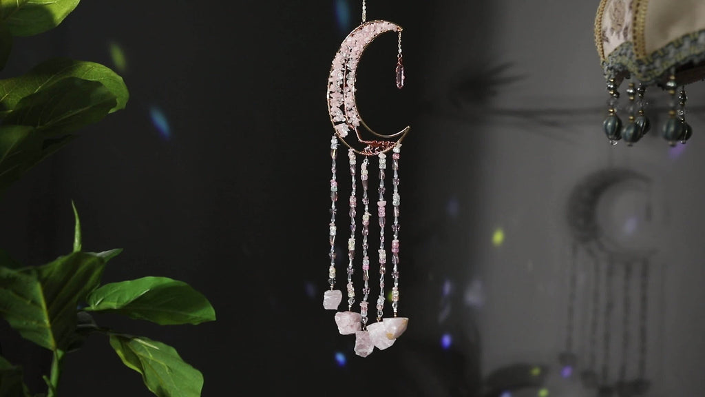 Dreamcatcher Moon Suncatcher Wall Hanging – Handmade Boho Wind Chime Pendant for Indoor Outdoor Garden, Courtyard & Party Decor – Christmas & Birthday Gift - product image 20