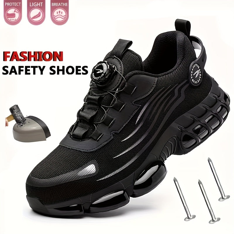 Steel Toe Work Shoes Man Slip Resistant Abrasion Resistant Construction Working Boots Comfortable Breathable Sneaker - product image 11