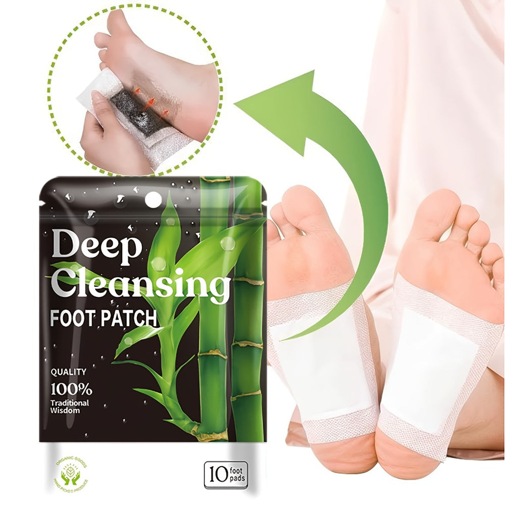 Foot Detox Pads Value Set 50pcs & 150pcs – Bamboo Vinegar & Ginger Deep Cleansing Overnight Patches, Alcohol-Free Natural Plant Formula, Green Golden Lavender Variants, Foot Care G - product image 15