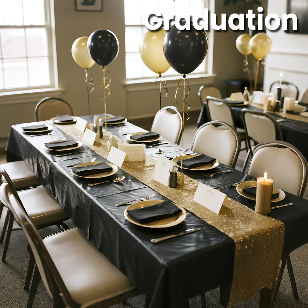 Disposable Plastic Tablecloths 18/36 Pack 54x108 Inch – Leakproof Sturdy White Table Cover for Party Picnic Wedding Birthday Banquet Outdoor Event Decorative Table Cloth Bulk Pack - product image 9