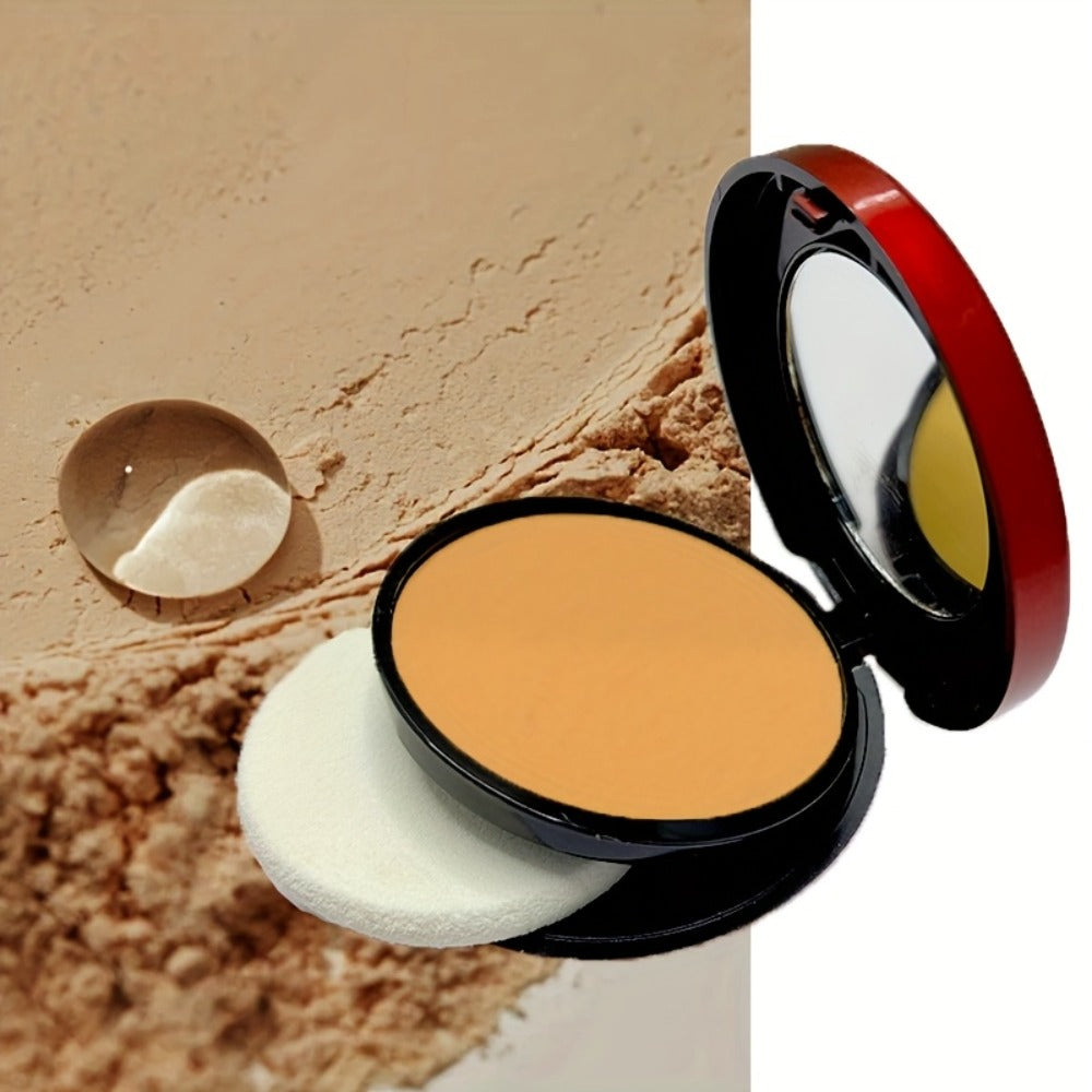 Pressed Powder Foundation Contour Matte Ful1l Coverage Oil Control Waterproof | 6 Shades Light to Dark | Blending Puff Included | 1-Pack & 2-Pack Duo Set Available - product image 26