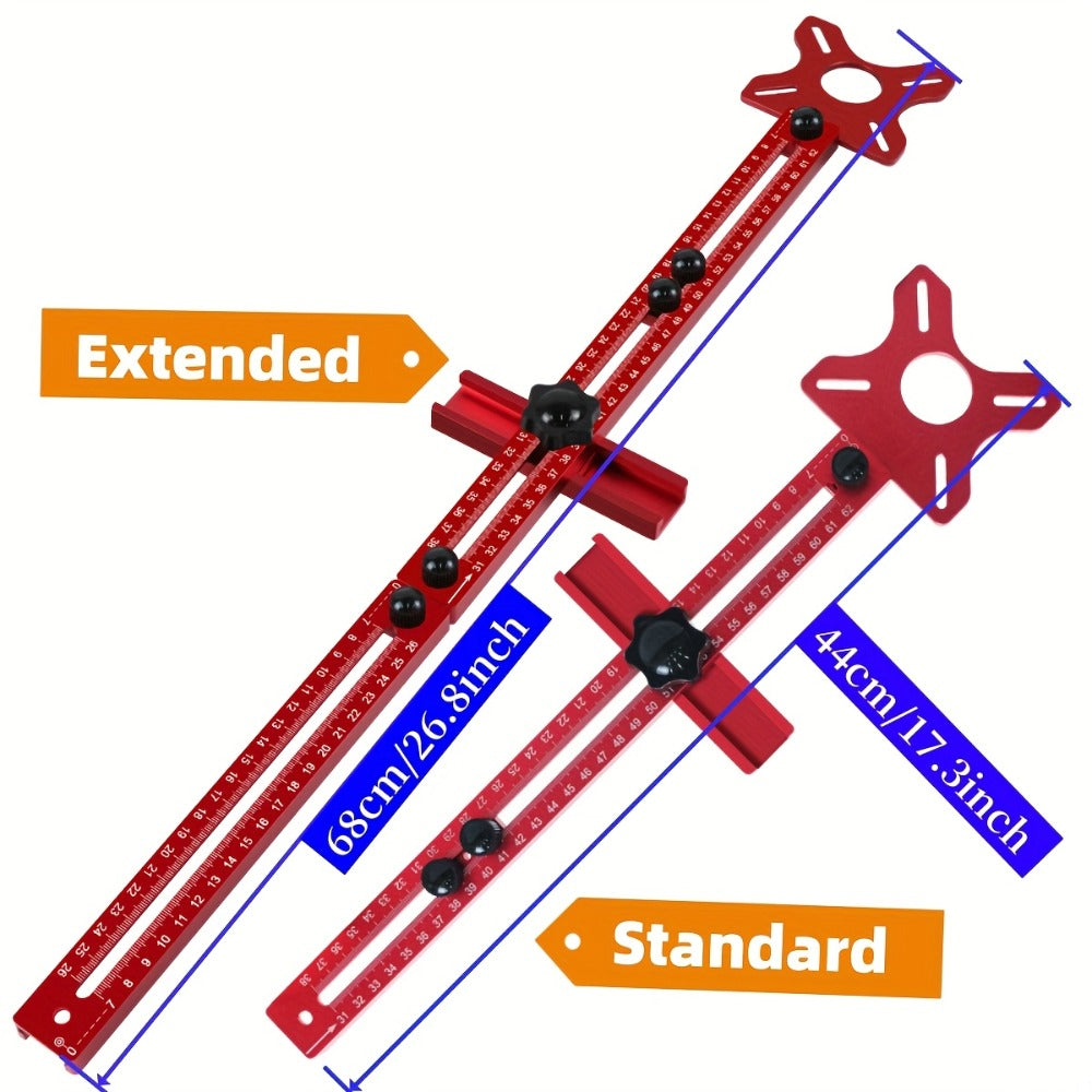 Router Circle Cutting Jig 3-in-1 Woodworking Milling Fixture Precision Circular Cut Guide with Adjustable Groove Bracket for Accurate Dimensional Wood Cutting DIY Carpentry Project - product image 5