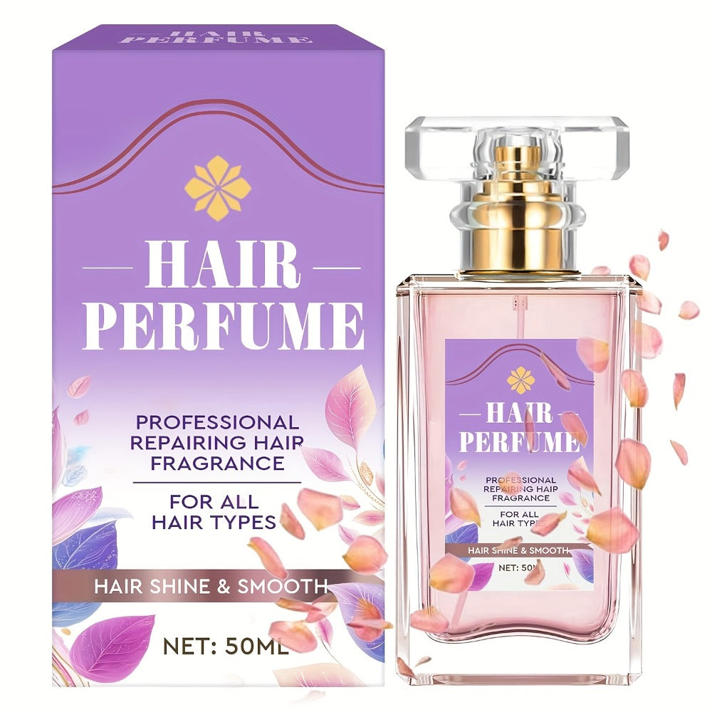 Alcohol-Free Hair Perfume Spray for Women with Squalane & Pheromone Floral Scent — Nourishing Hydrating Hair Shine Oil Mist, Long-Lasting Sweet Fragrance, 50ml - product image 3