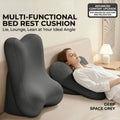 Headboard Backrest Cushion for Bed, 2pcs Adjustable Memory Foam Wedge Pillow, Oversized Sit Up Reading Pillow for Sitting Up in Bed, Lounger for Laptop Gaming - product image 3