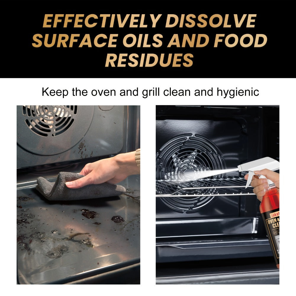 Oven Cleaner Foam Spray 3-Pack Heavy Duty Stove & Grill Degreaser Removes Stubborn Baked-On Grease Stains Gentle Formula Safe for Ovens Stoves Grills - product image 10
