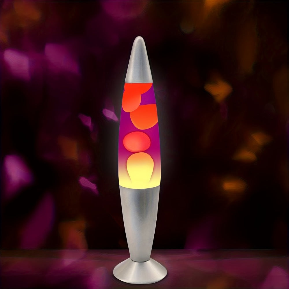 Lava Lamp 16 Inch for Bedroom Living Room Office, Relaxing Liquid Motion Lamp with Purple Water Yellow Wax, Retro Night Light Home Decor Accent - product image 5