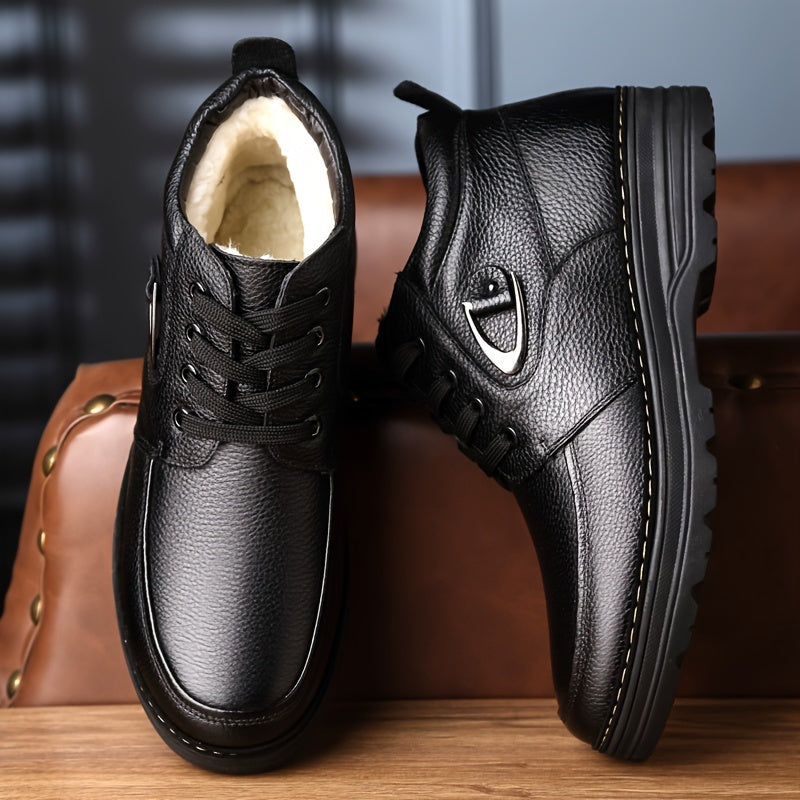 Warm Men's Shoes with Velvet 5852