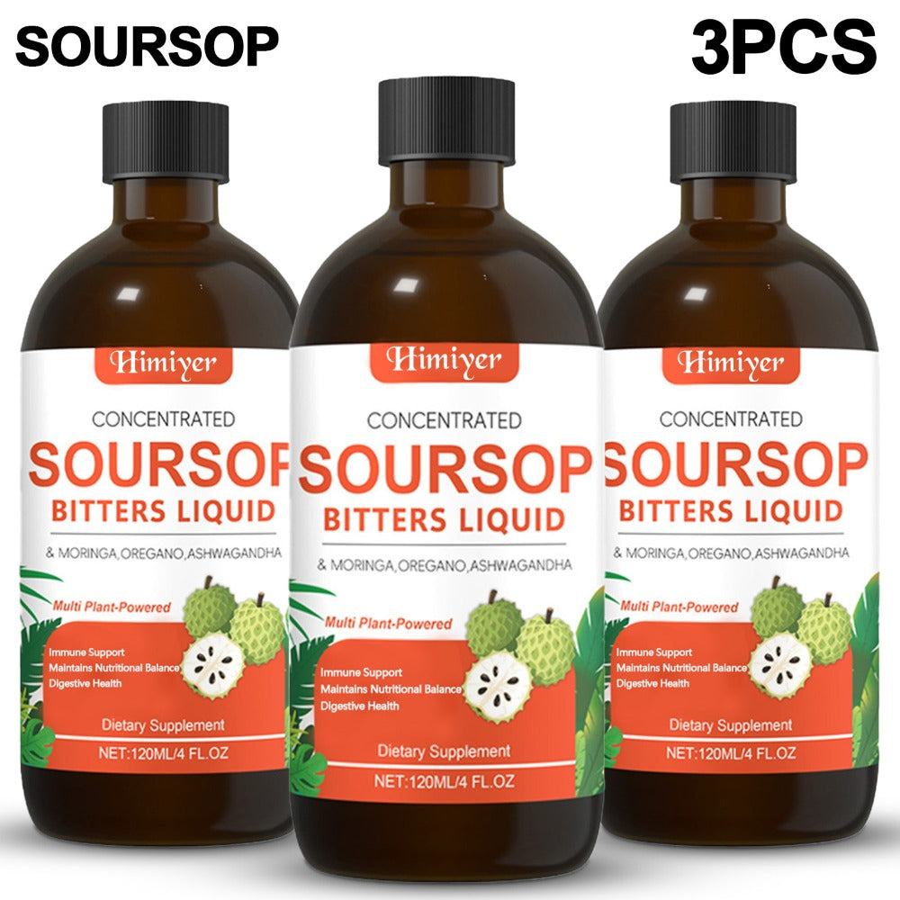 Soursop Bitters Liquid Herbal Supplement – Gut Health Support with Moringa, Oregano & Ashwagandha | Sugar-Free Vegan Formula for Sensitive Stomachs & Vitality | ShopVora UK - product image 4