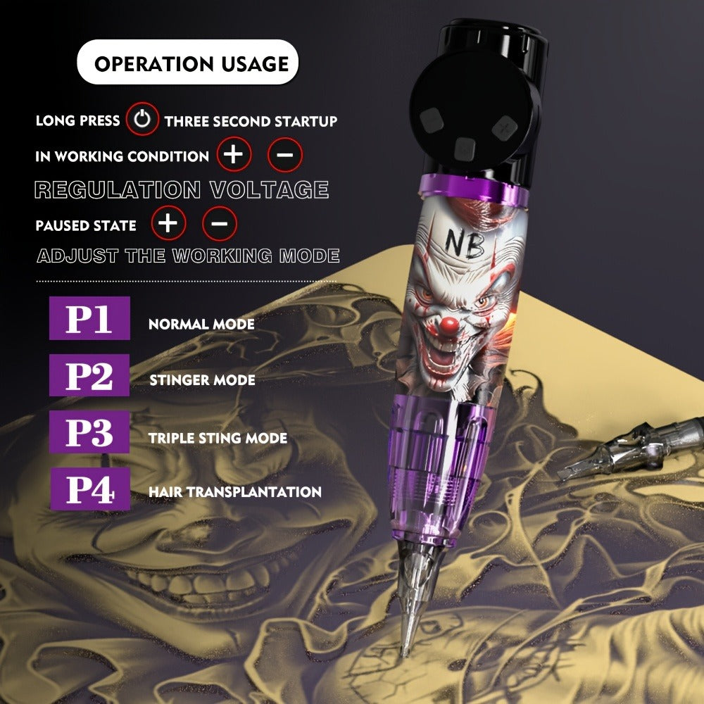 LCD Display Tattoo Machine Kit Complete Set INKSOUL Rotary Tattoo Gun with Voltage Control Full Equipment & Supplies for Beginners & Professional Tattoo Artists - product image 4
