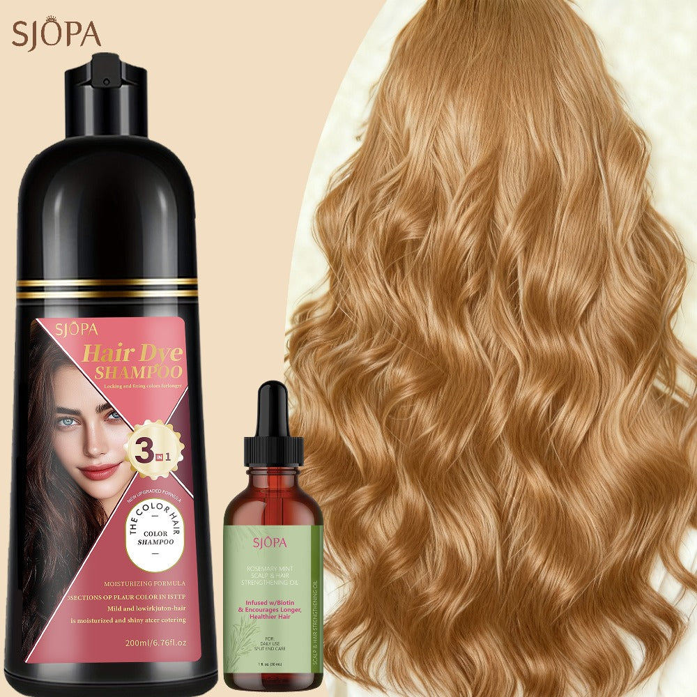 Hair Color Dyeing Shampoo 3-in-1 with Plant Squalane & Glycerin — Colors, Conditions & Cleanses in One Wash | No Developer Needed | 10 Shades | Easy At-Home Hair Coloring for Women - product image 13