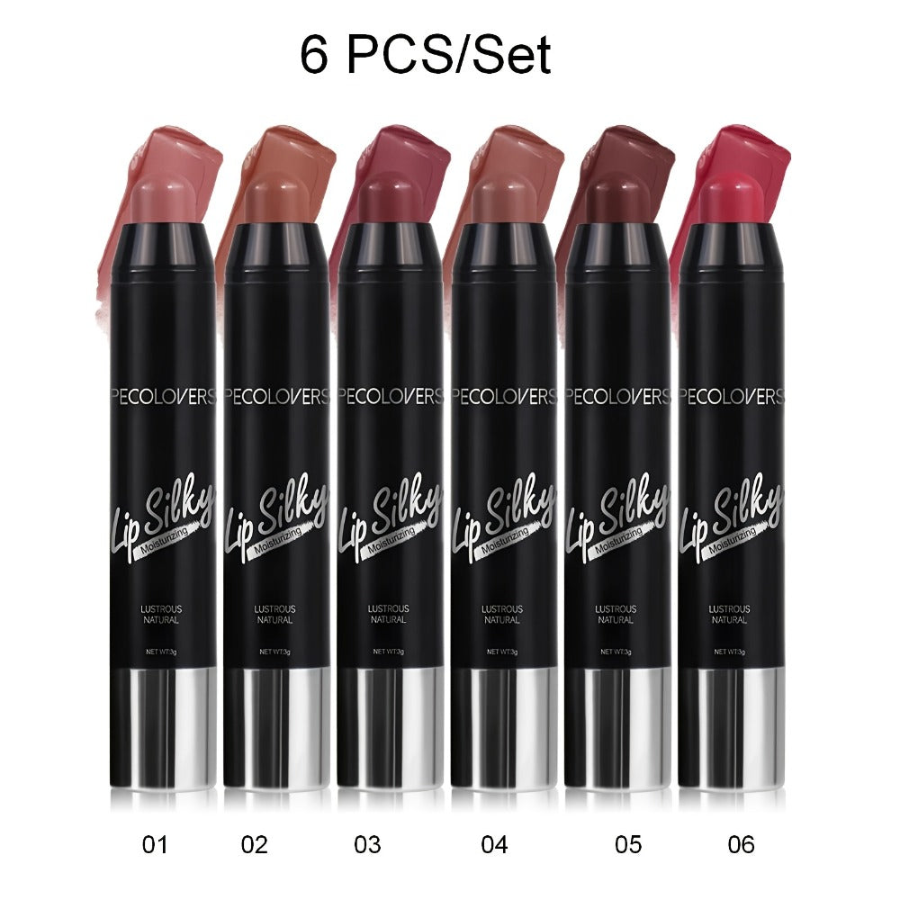 Red Lipstick Set 6pcs Waterproof — High Pigment Long-Lasting Lip Color with Moisturizing Balm, Bold Red Berry Coral Shades for All Skin Tones, Daily & Special Occasion Makeup Gift - product image 3