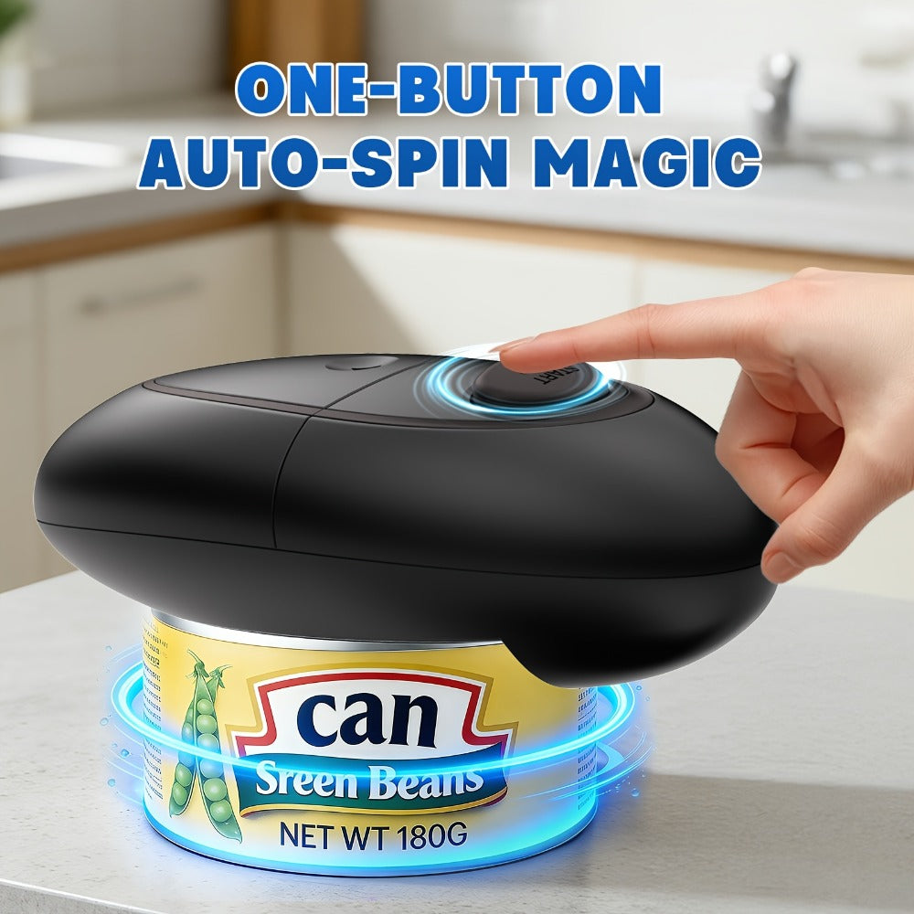 Electric Can Opener One-Touch Automatic – Smooth Edge Battery Operated Handheld Opener for All Can Sizes, Best Kitchen Gadget for Seniors, Arthritis & Weak Hands, Great Gift Idea - product image 2