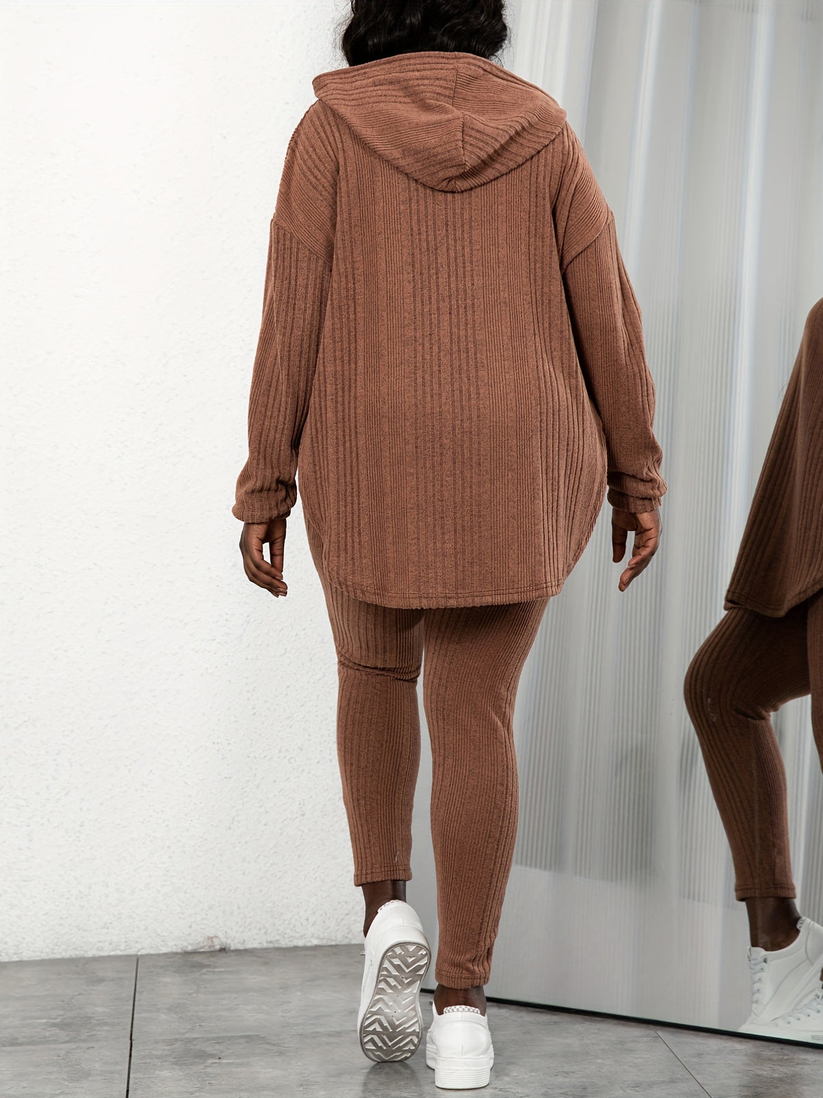 For plus Size - New Autumn Collection for Plus-Size Women's Casual Two-Piece Set, Stylish and Loose-Fitting