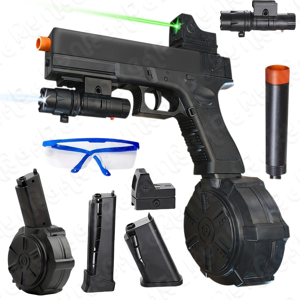High-Power Electric Gel Blaster Auto Shooting Toy | Rechargeable, Long Battery Life, ABS Travel-friendly Build, Outdoor Indoor Team Battle Game for Ages 12+ - product image 6