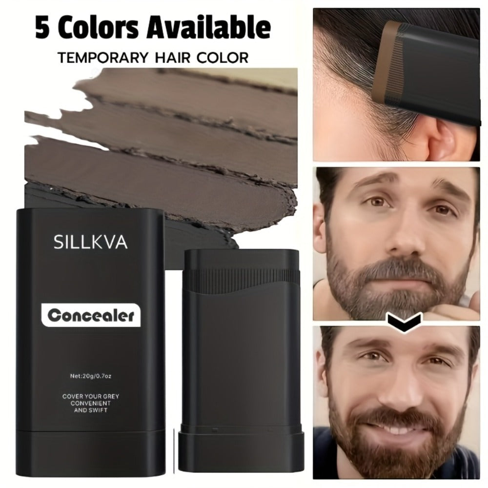 Gray Root Touch-Up Color Concealer Comb for Hair & Beard | Waterproof Fine Teeth Applicator | 5 Shades | Precise Coverage 0.7oz Each | 2-Pack Value Set - product image 8