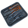Hair Cutting Scissors Set 6 Inch Stainless Steel with Thinning Shears & Barber Comb – Colorful Professional Hairdressing Shears Kit for Men Women Salon Home - product image 7