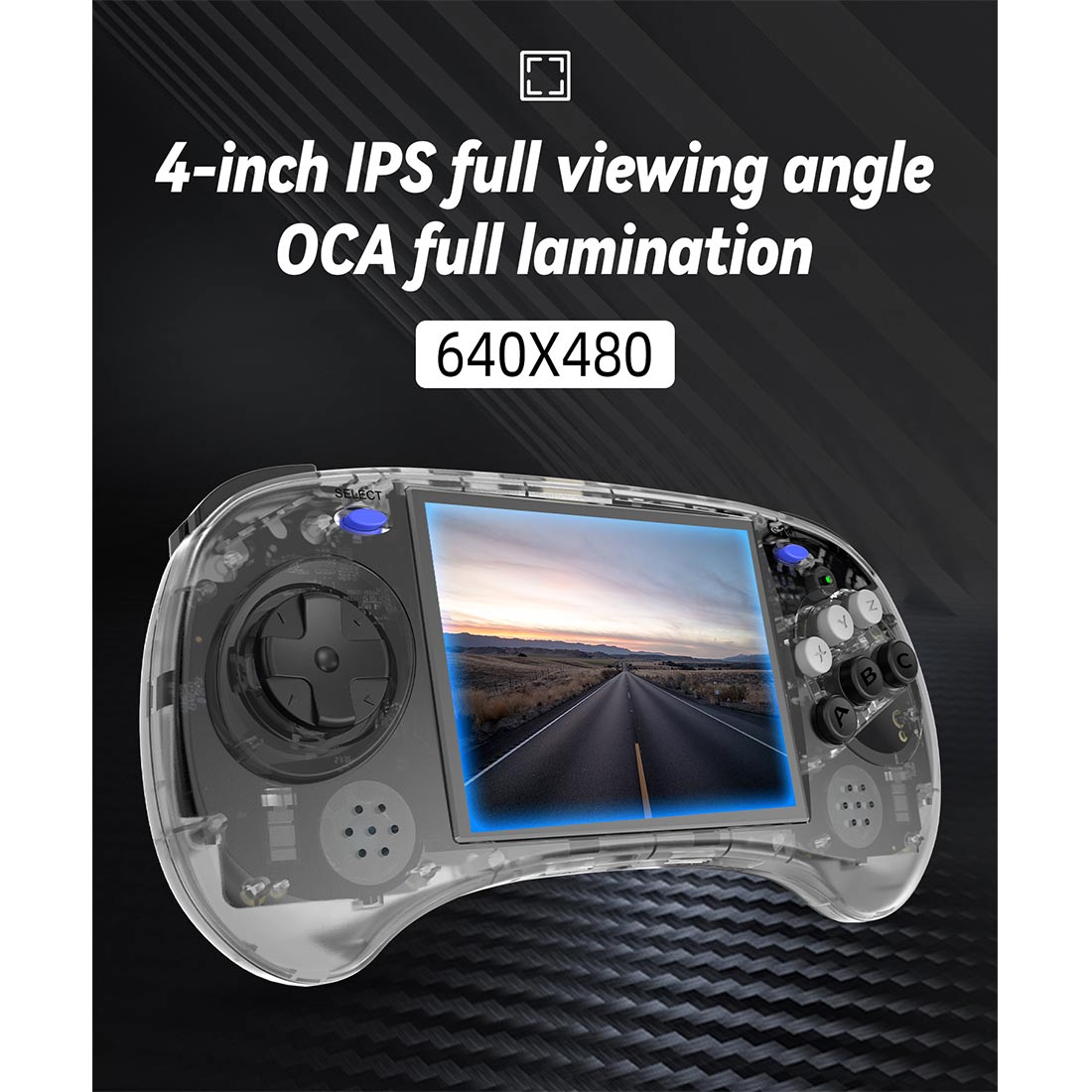 Anbernic RG ARC-S Arcade Six-Key Retro Handheld Game Console Linux 4" IPS HDMI 20+ Emulators Fighting Games 3500mAh Travel-friendly Emulator for Street Fighter Metal Slug Beat-Em-Up Fans 2 Colors