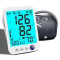 Upper Arm Blood Pressure Monitor Automatic – Large LED Backlit Screen, Extra-Large Cuff, 1000-Reading Memory for 2 Users, One-Button BP Machine for Home Hypertension Management - product image 8