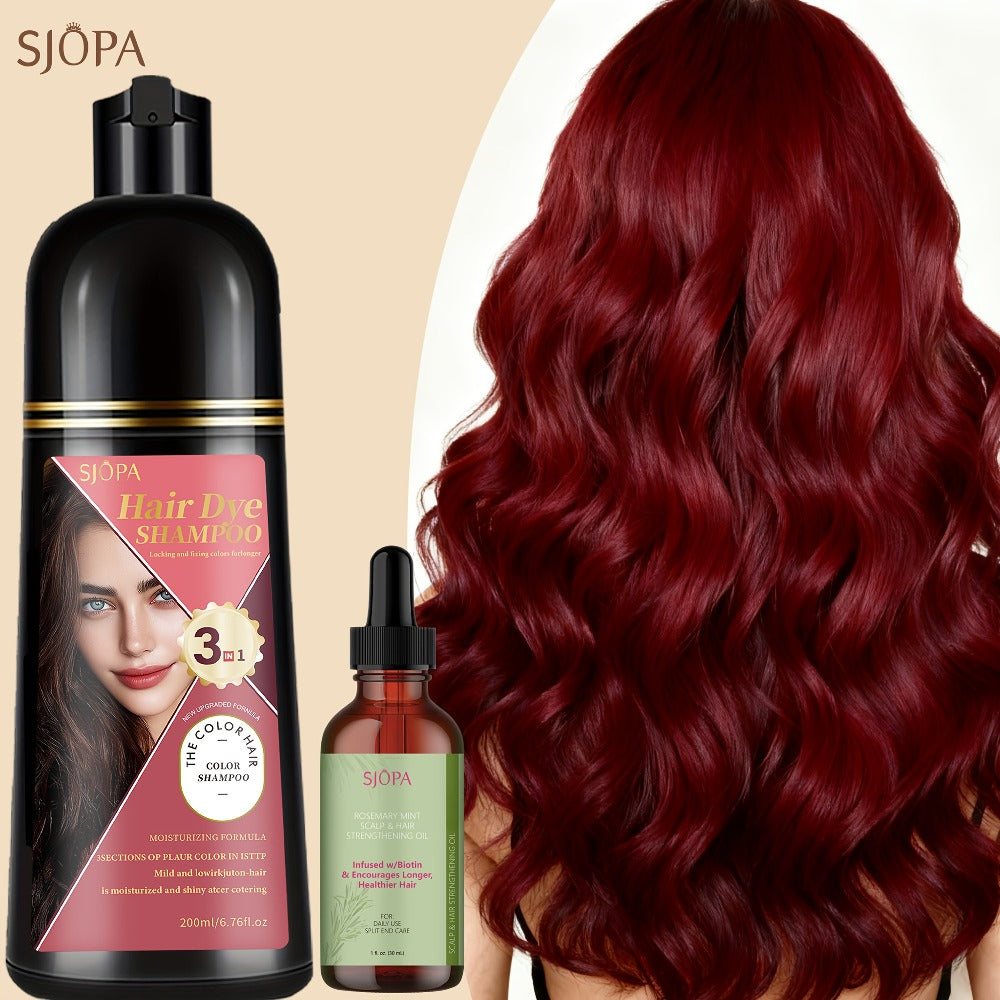 Hair Color Dyeing Shampoo 3-in-1 with Plant Squalane & Glycerin — Colors, Conditions & Cleanses in One Wash | No Developer Needed | 10 Shades | Easy At-Home Hair Coloring for Women - product image 5