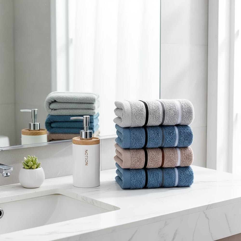 Washcloths 2 Pack Premium Soft Absorbent 102GSM Knit Fabric Face Towels Quick Dry Multipurpose Bath Washcloths for Body Face Kitchen Random Color Holiday Gift - product image 11