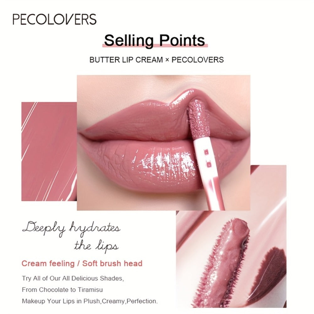 Nude Lip Gloss Kit 6 Shades for Women – Moisturizing Non-Tacky High Shine Lip Gloss Set, Long-Lasting Liquid Lipstick in Neutral Tones, Everyday Glam Makeup Gift for Her - product image 2