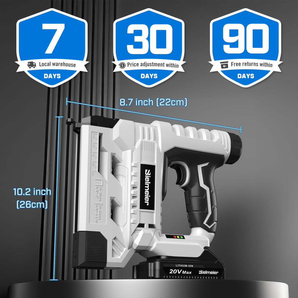 Bielmeier 20V/4V Cordless 2-in-1 Stapler/Nailer, Brad Nailer Without Compressor and Cord, Lightweight Design, with Safety Striker Guard, Battery&Charger - product image 6