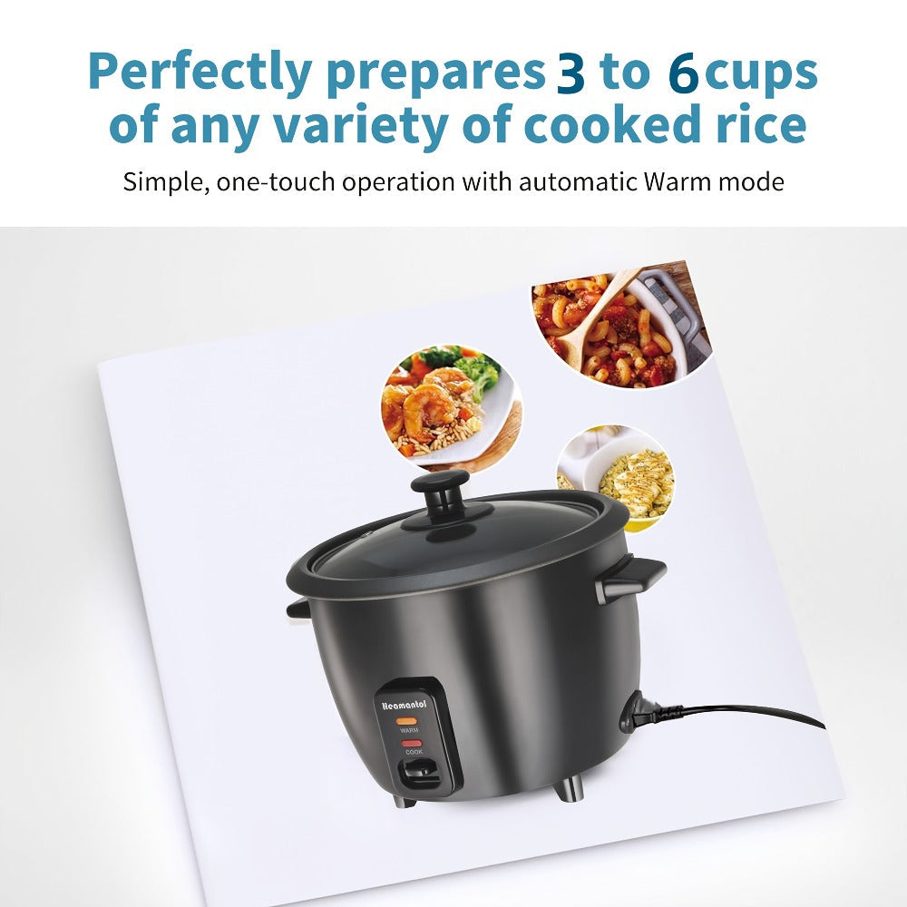 Rice Cooker & Yogurt Maker 1.5Qt – 6-Cup Non-Stick Electric Rice Cooker with Auto Keep Warm, One-Touch, Stainless Steel Liner, Steamer for Rice, Oatmeal, Soup & Yogurt - product image 9