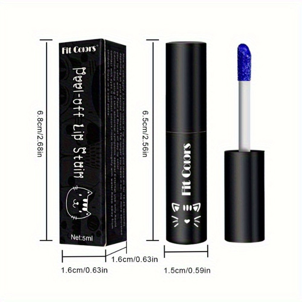 Bold Blue Matte Lip Gloss Set 3pcs Waterproof Long-Lasting Smudge-Proof Liquid Lipstick – Electric Blue Cobalt Shades Vegan Hypoallergenic Formula All Skin Tones Festival Makeup Wo - product image 6
